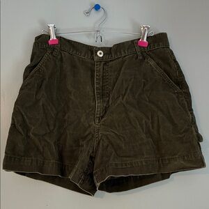 Old Navy Olive Green High Waist Women's Shorts